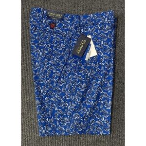 Polo Golf Ralph Lauren Classic Fit Shorts Men Size 32 Blue Floral Print NEW
